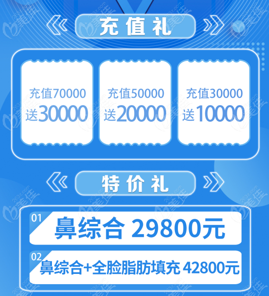  In September, the price of coming to Shenzhen Li Xinfeng Nose Plastic Hospital to do nasal comprehensive surgery only starts at 29800 yuan