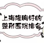 上海隆胸好的整形醫(yī)院排名分享