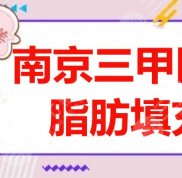 南京三甲醫(yī)院脂肪填充哪家好