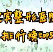 宜賓整形醫(yī)院排行榜top5官宣