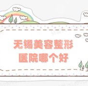 無錫美容整形醫(yī)院哪個(gè)好