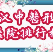 漢中整形醫(yī)院排行榜曝光