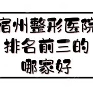 宿州整形醫(yī)院排名前三的是哪些