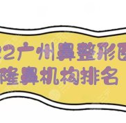2024廣州鼻整形好的醫(yī)院