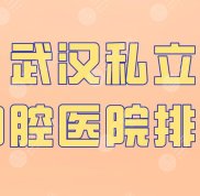 武漢私立口腔醫(yī)院排名