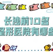 長沙前10名整形醫(yī)院有哪些
