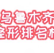 2024烏魯木齊整形排名榜