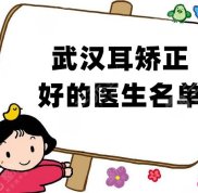 武漢耳矯正好的醫(yī)生名單