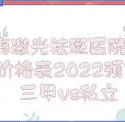 珠海激光祛斑醫(yī)院排名+價格表2024預(yù)覽