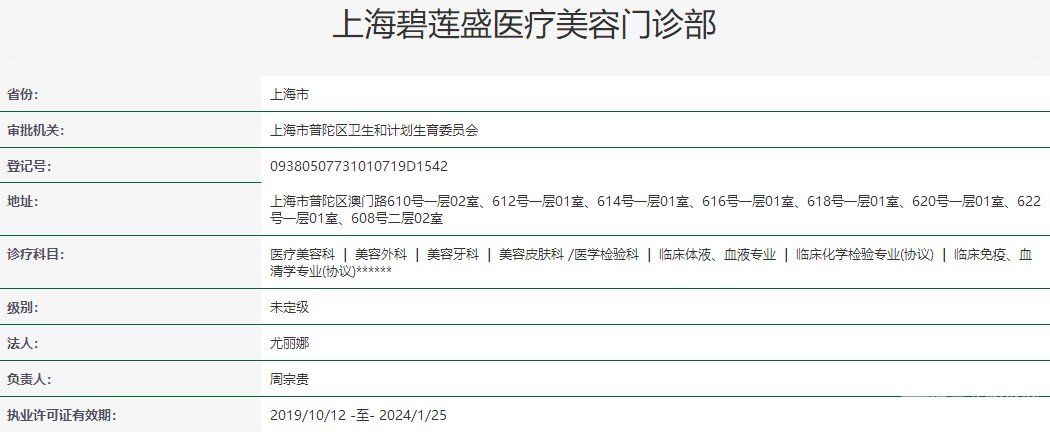 上海碧蓮盛醫(yī)療美容門診部有植發(fā)資格嗎