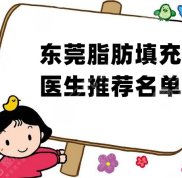 東莞脂肪填充醫(yī)生推薦名單