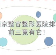南京整容整形醫(yī)院排名盤點