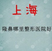上海隆鼻選哪家整形醫(yī)院好