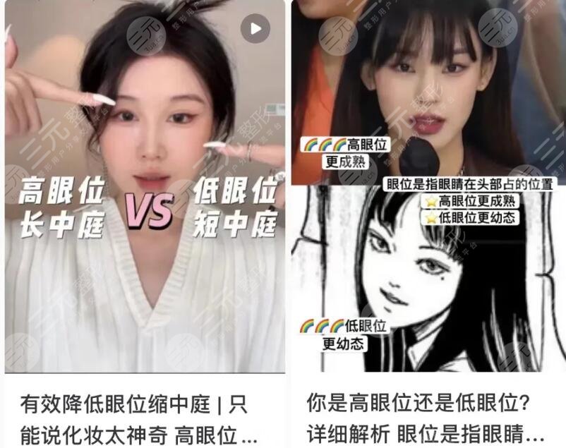 小小一個眼睛的位置