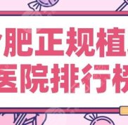合肥正規(guī)植發(fā)醫(yī)院排行榜