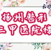 揚(yáng)州整形三甲醫(yī)院有哪些