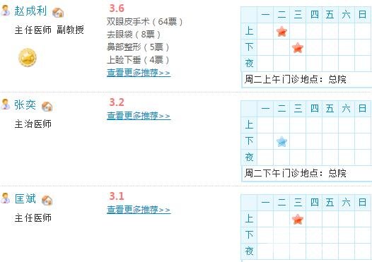 廣東人民醫(yī)院整形科價格表官宣新版