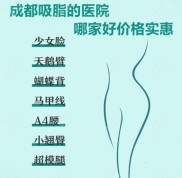 成都吸脂的醫(yī)院哪家好價格實(shí)惠