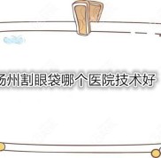 揚(yáng)州割眼袋技術(shù)比較好的醫(yī)院中