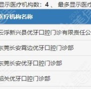 分享韶關好又便宜的牙科醫(yī)院名單