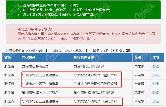 宁波北仑区牙科医院排名中