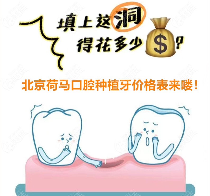 告知北京荷马口腔种植牙价格是多少钱