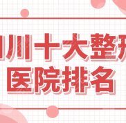 四川十大整形醫(yī)院排名盤點