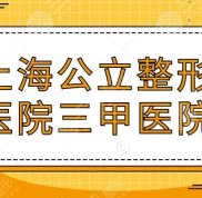上海公立整形醫(yī)院三甲公立醫(yī)院