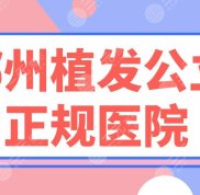 鄭州植發(fā)公立正規(guī)醫(yī)院名單