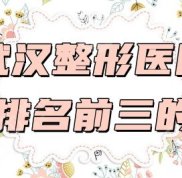 武漢整形醫(yī)院排名前三的名單分享