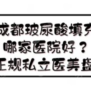成都玻尿酸填充哪家醫(yī)院好