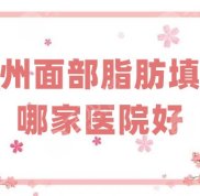 杭州面部脂肪填充選哪家醫(yī)院好